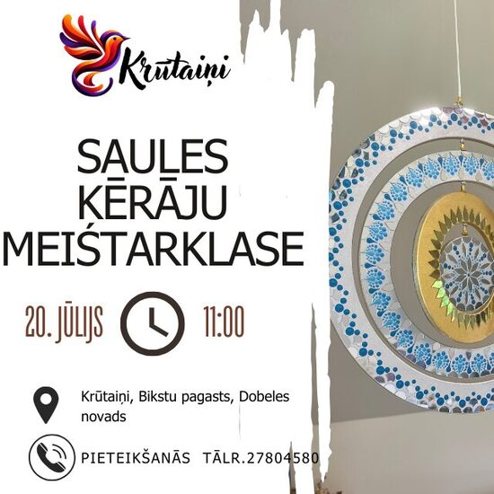 Saules ķērāju meistarklase Krūtaiņos